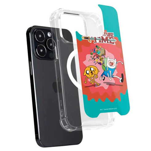 Adult Swim Adventure Time Jake and Finn iPhone 16 Pro MagSafe Case